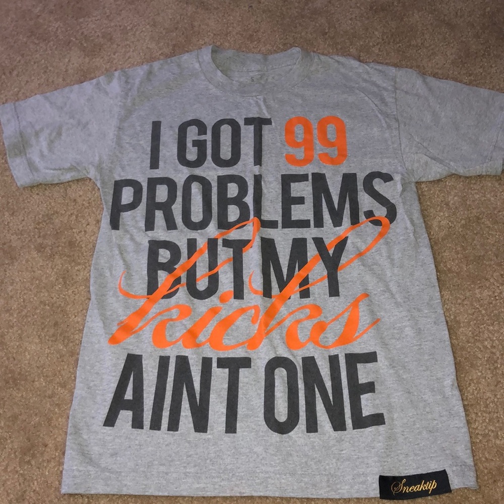 Gray Sneaktip T-Shirt